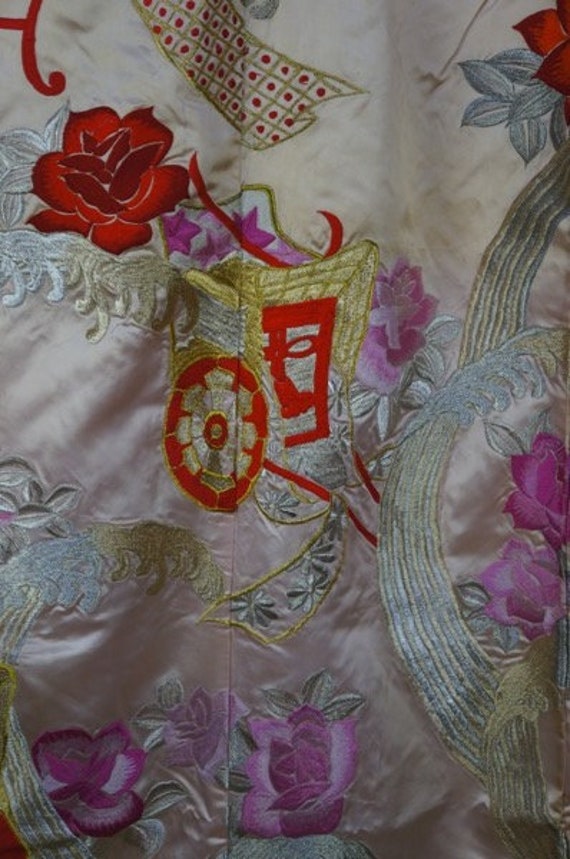 Japan Kimono Uchikake hand made 1980s silk weddin… - image 4