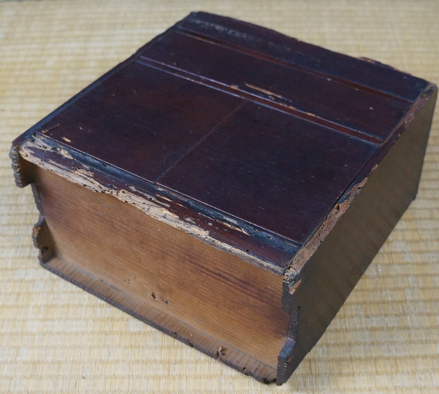 アンティーク 弁当箱 漆塗り 木製 日本製 工芸品 1800 年代 江戸時代
