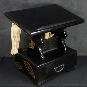 Antique Japan music books stand interlocking joints 1900