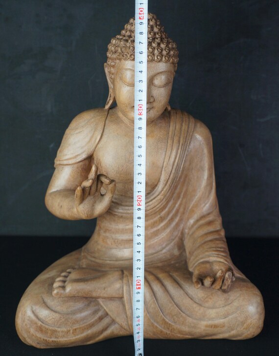 Japanese Sculpture Butsuzo Buddha Wood Carving 1970 Kiri Wood - Etsy