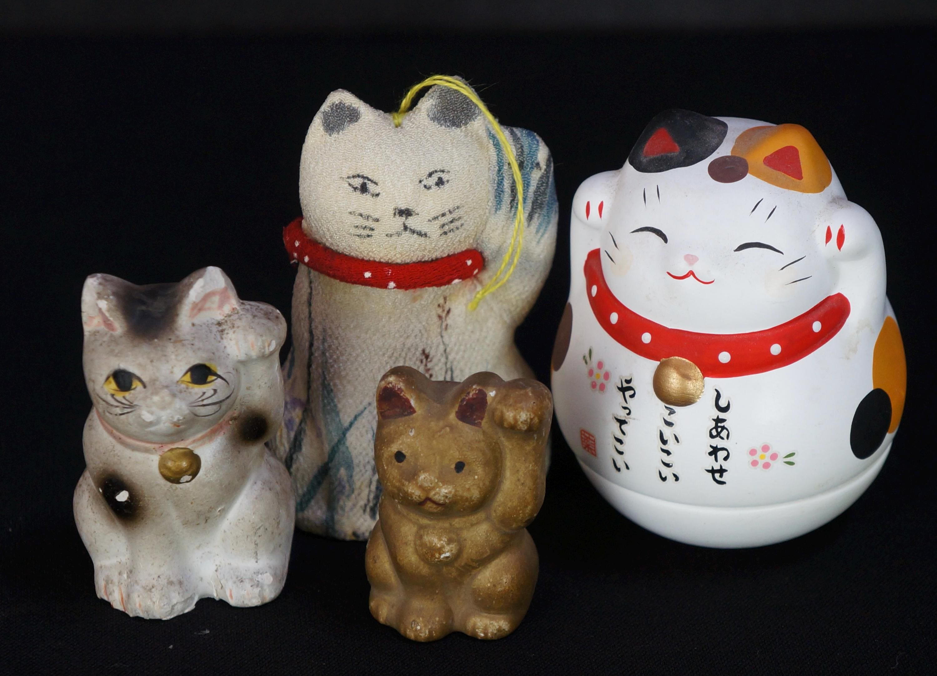 引き取りのみ！昭和レトロ　アンティーク置物 ☆ 内藤ルネ 陶器製 ロバ フォーク入れ 昭和レトロ アンティーク 置物