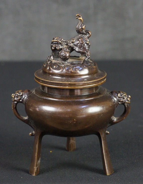 Japanese Bronze Censer Koro Incense Burner 1900 Lost Wax Art - Etsy