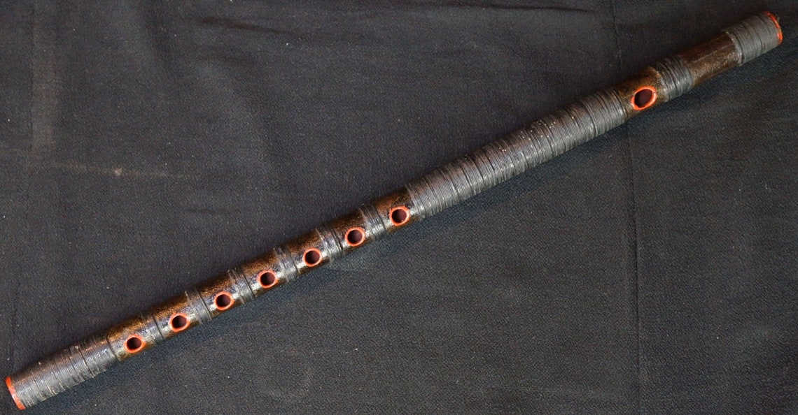 Antique Yokobue Japan Zen Flute 1800s Japan Bamboo Musical Etsy