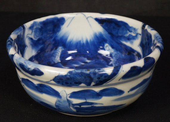 アンティーク 日本 どんぶり ラーメン丼 1880年代 明治陶芸品 - Etsy 日本