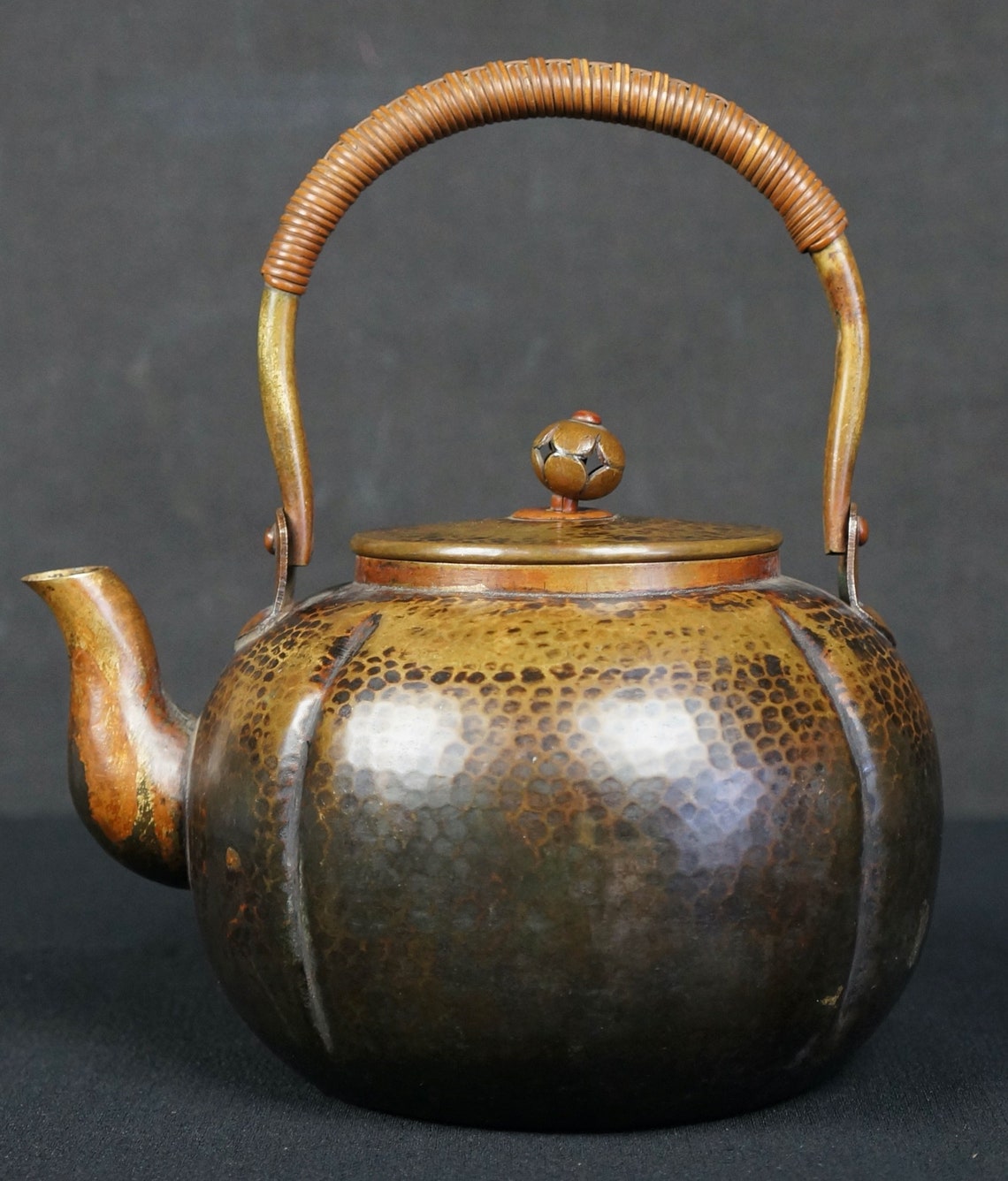 Antique Japan Bronze Kettle Yakan Tea Pot 1900 Fine Art Craft Etsy