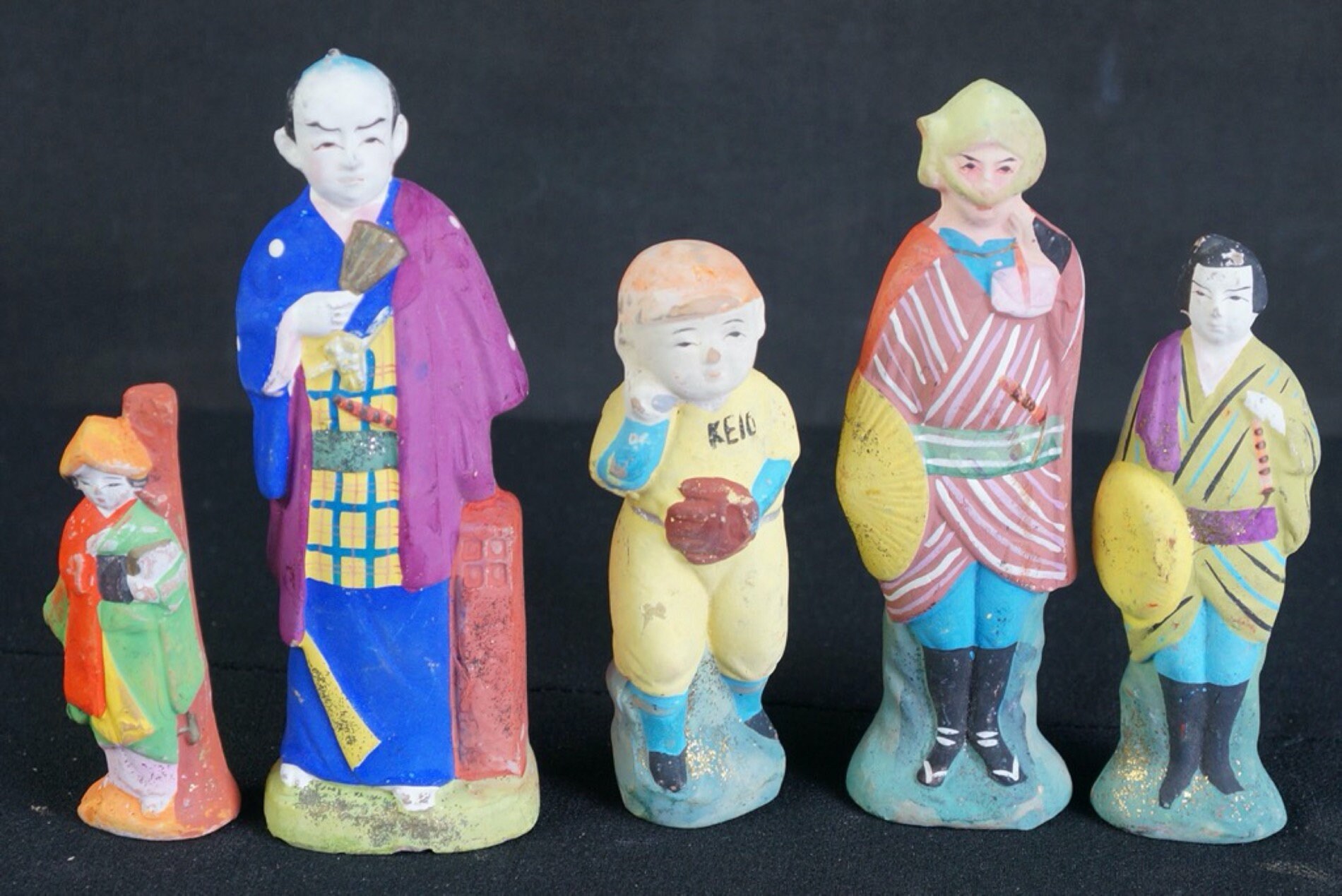 【貴重】 陶器人形 ヴィンテージ 日本の陶器人形 人形 1920年代 田舎の工芸品 - Etsy 日本