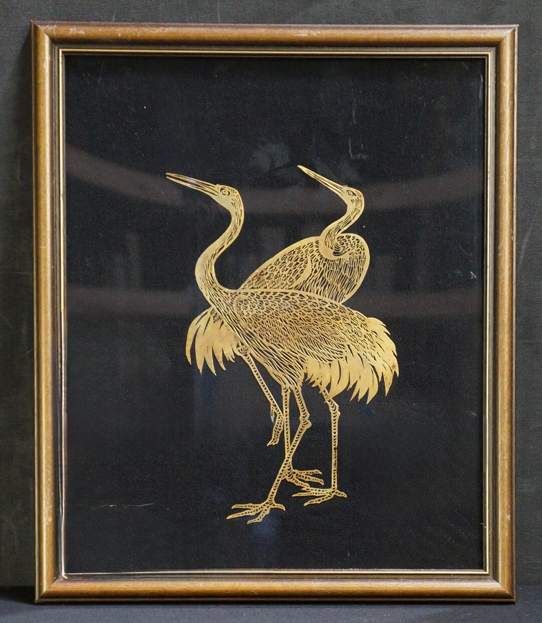 日本の鶴鳥ブロンズ合金工芸品 1980年代 ヴィンテージ - Etsy 日本