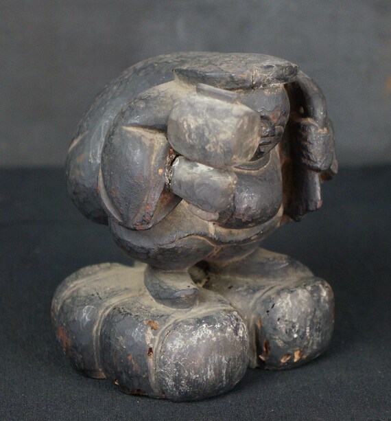 アンティーク 日本 神道 神 大黒様 彫刻 1700 年代 神社 工芸品 - Etsy