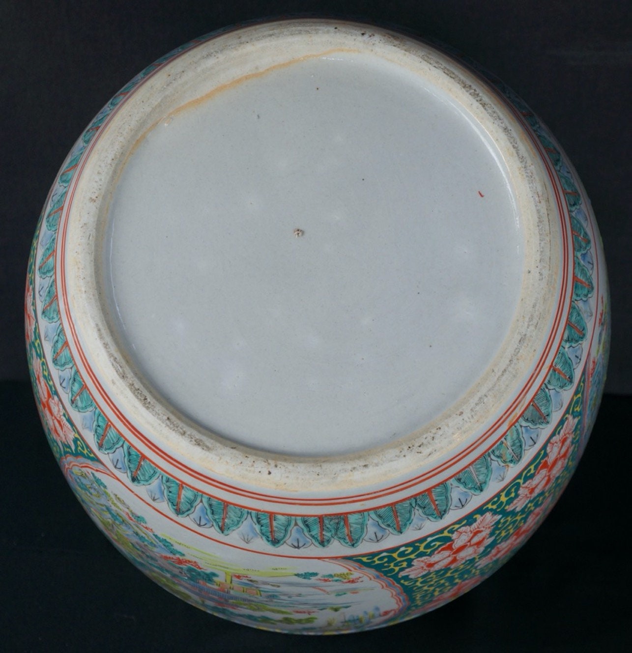 日本火鉢 伊万里焼 花瓶 1900年 ビッグサイズ ろう付け - Etsy 日本