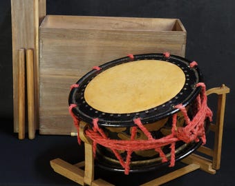 アンティーク 日本製 鼓 太鼓 能楽堂 1800 年代 手工芸楽器 - Etsy 日本