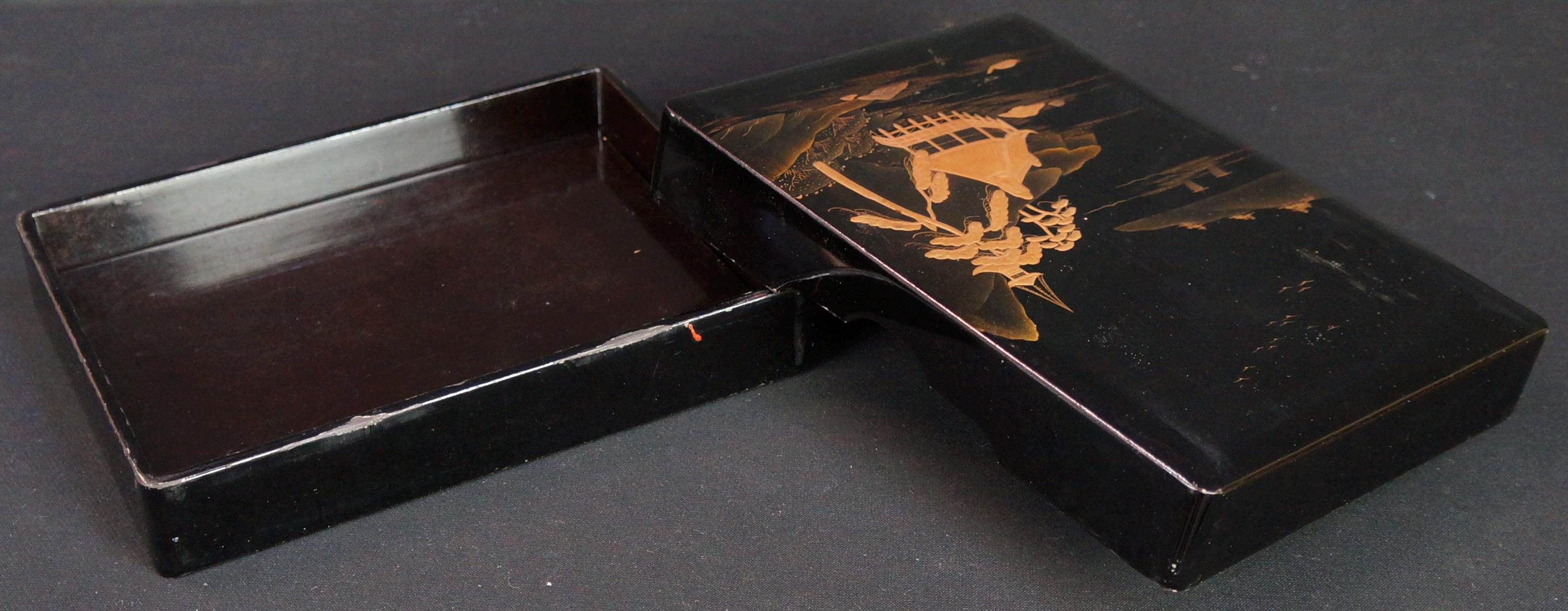 高級日本製 硯箱 禅筆箱セット 1900年 漆芸 書道 - Etsy 日本