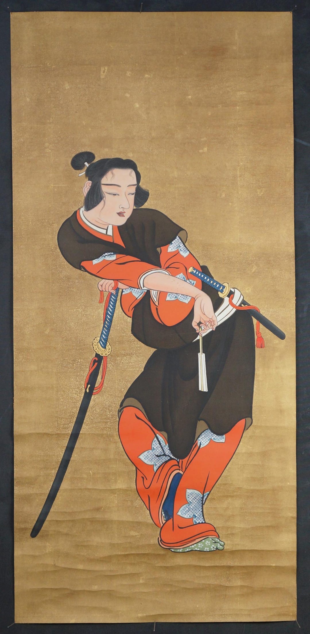 Japan Bijinga Kimono Beauty 1910 Watercolor Hand Painting Sketch - Etsy