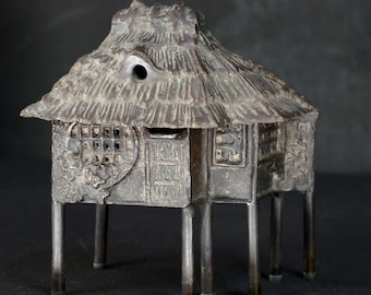 ミニチュア 日本青銅製 葛谷香炉 香炉彫刻 1900年 松野香 - Etsy 日本