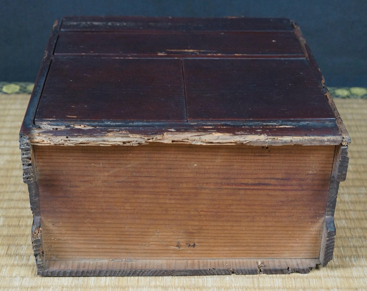 アンティーク 弁当箱 漆塗り 木製 日本製 工芸品 1800 年代 江戸時代
