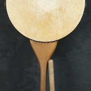 Japan Buddhist drum Taiko hand craft 1950s percussion instrument