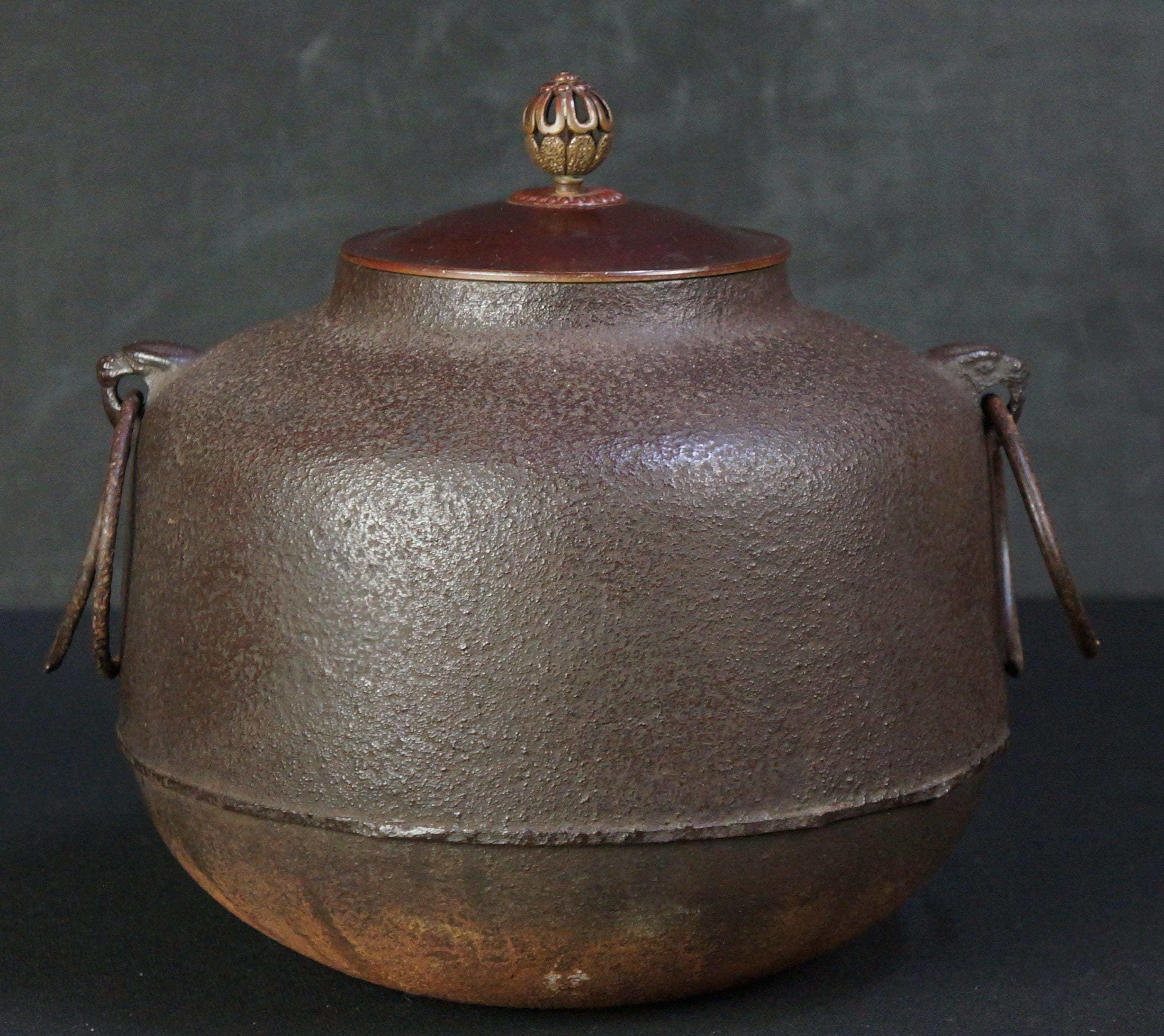 日本の茶道砂鋳鉄釜茶釜1950年代アンティーク工芸品 - Etsy 日本
