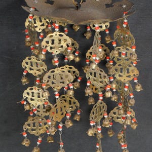 Butsudan Buddhist shine ornament bronze glass craft 1900