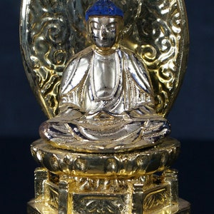 Japan Butsudan wood Buddha wood hand carving 1970 Kibodi craft Q