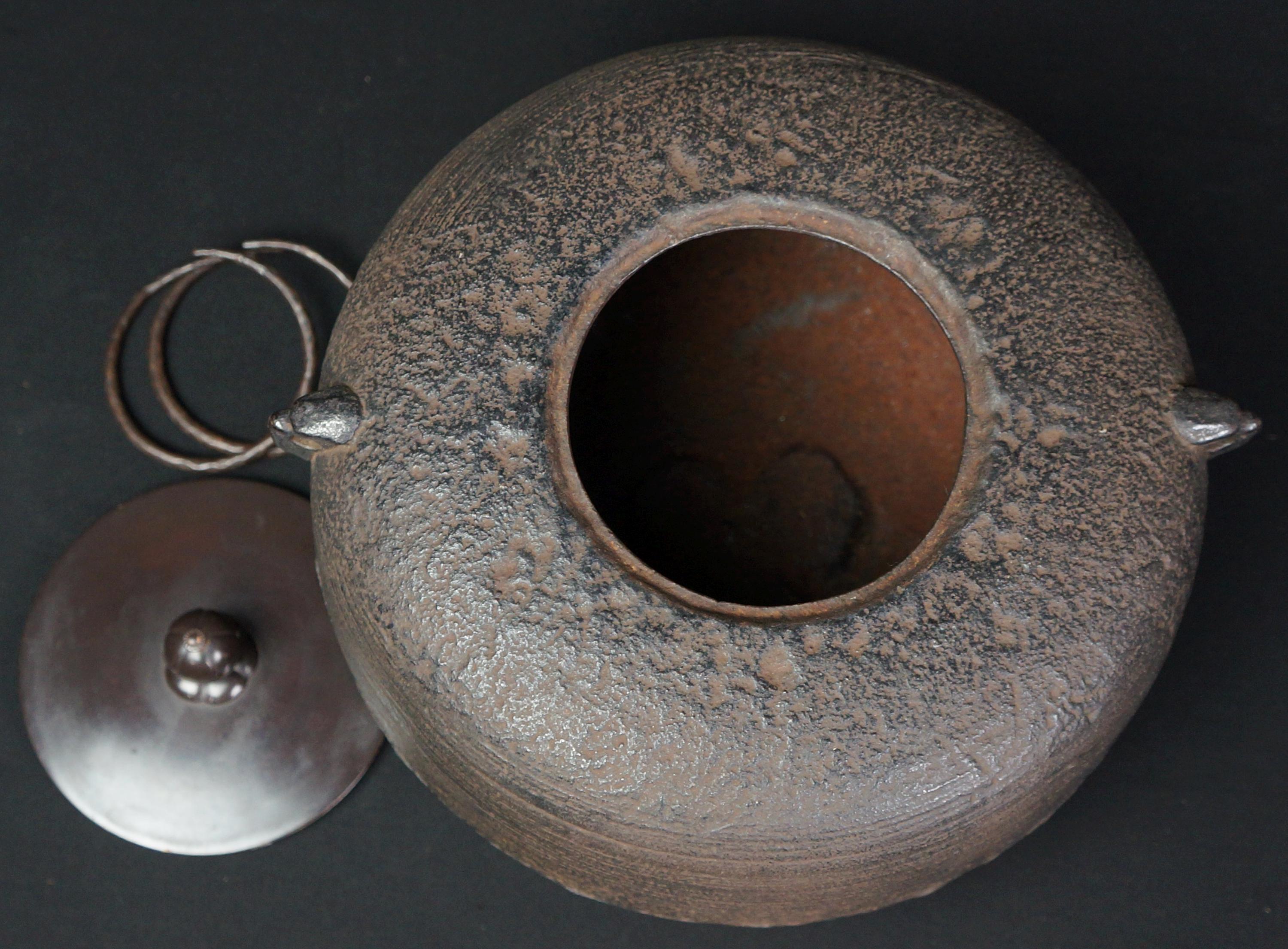 日本の茶道砂鋳鉄釜茶釜1950年代アンティーク工芸品 - Etsy 日本