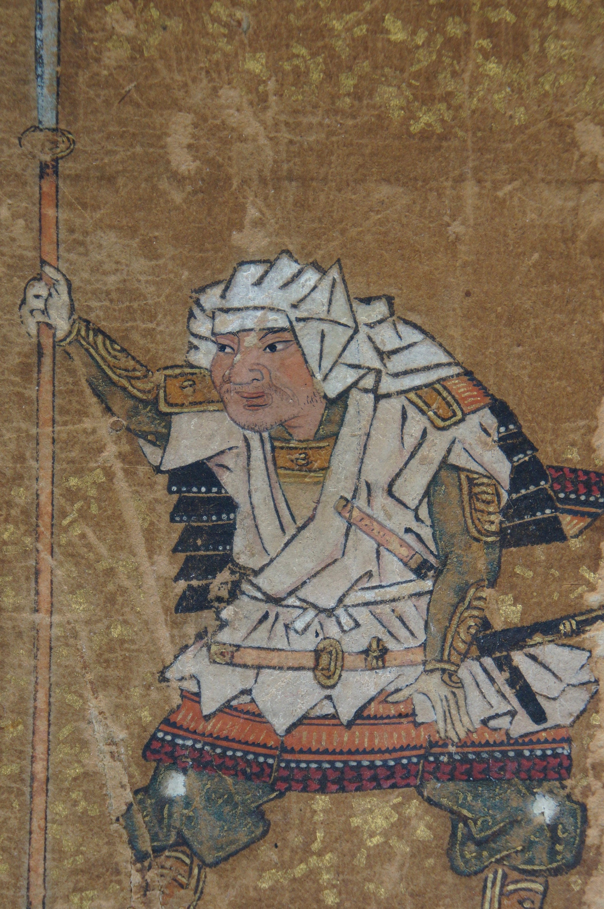 アンティーク日本忍者と侍のミニチュア絵画 1800年代日本美術 - Etsy 日本