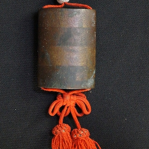 Antique Samurai Inro bronze medicine box 1880s Japan historical craft