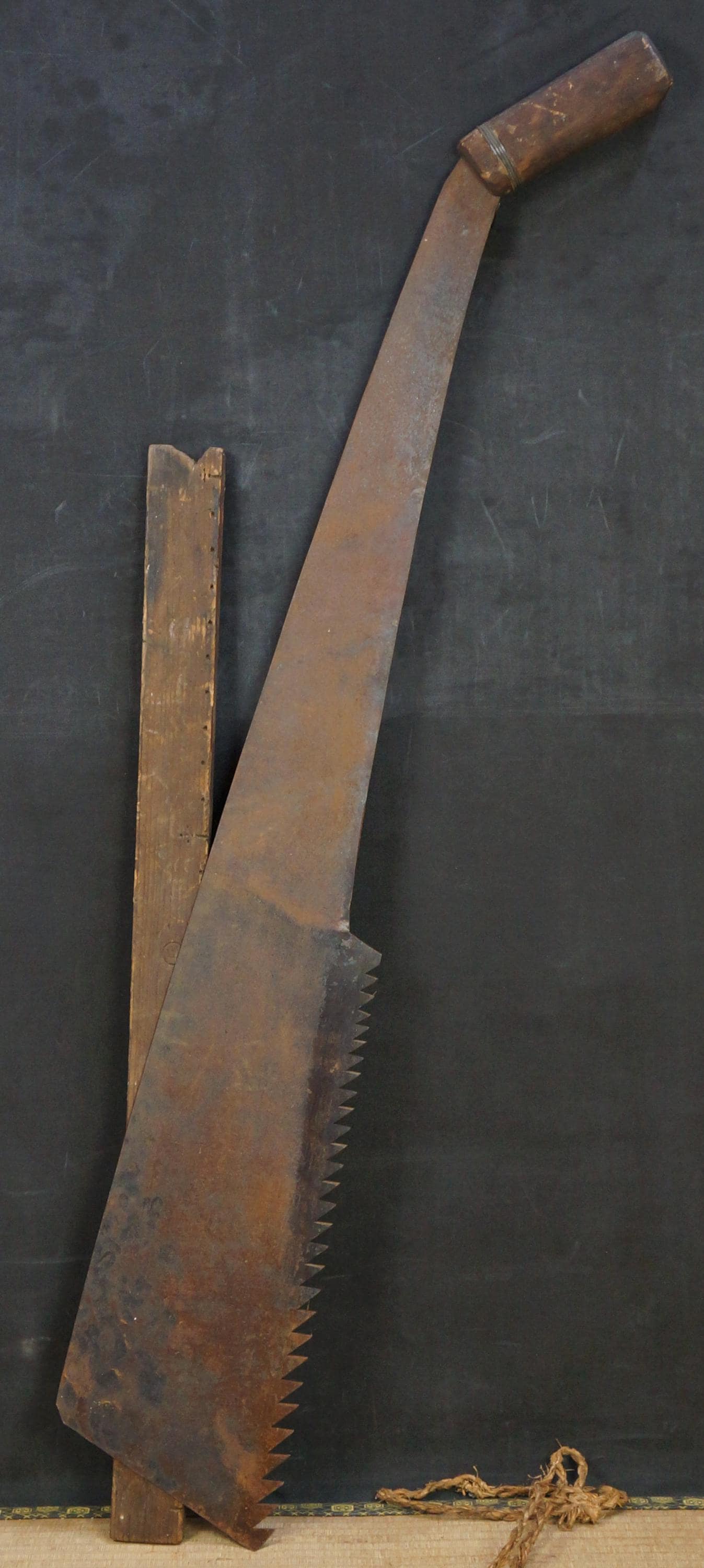 アンティークの大型日本製鋸（のこぎり）（1900年頃、手鍛造） - Etsy 日本