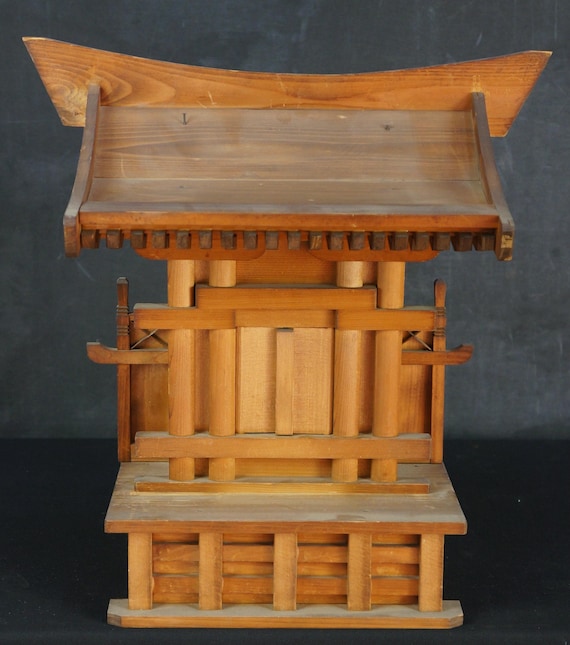 アンティーク神棚 日本の神道建築 1900年代 日本 シャーマニズム K3-5 