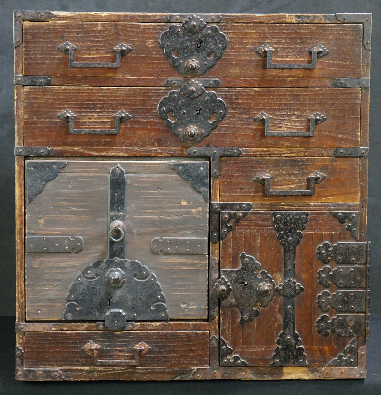 Antique Tansu Japan Furniture 1700s Edo Carpenter Craft Etsy