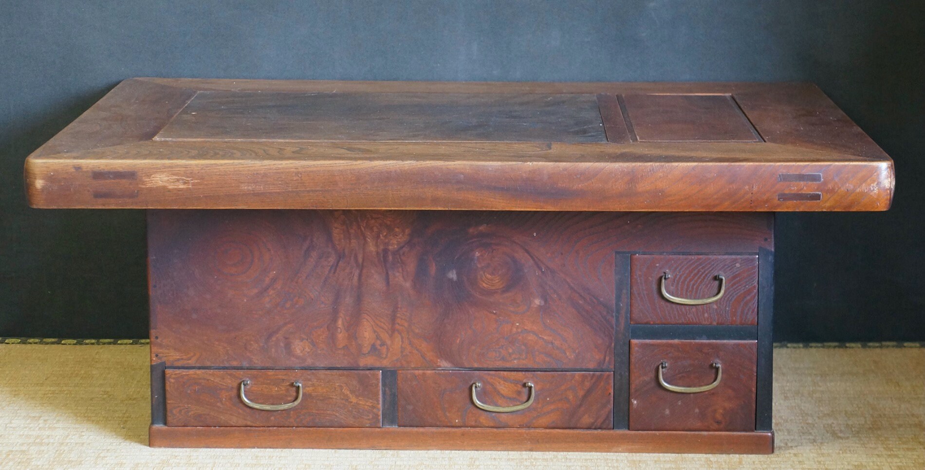 Antike Nagahibachi Japan Teeschrank 1900 große Größe Tansu | Etsy