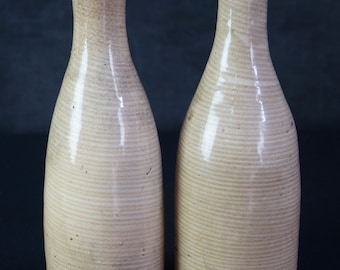 S8020　年代物　ナッソー　陶器　ボトル　1800年代〜1900年代 アンティーク日本酒瓶 — 陶器、1920年、大正時代 (SKU: 25S-789-2