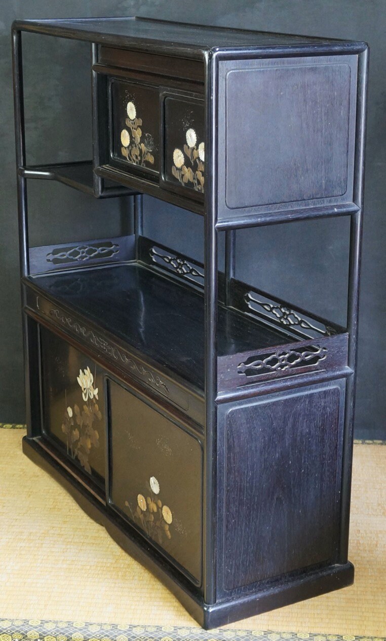 Antique Chadansu Japan hard wood furniture 1880s Tansu Etsy