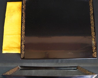 Japan Wajima lacquered wood tray Obon 1927 fine art craft