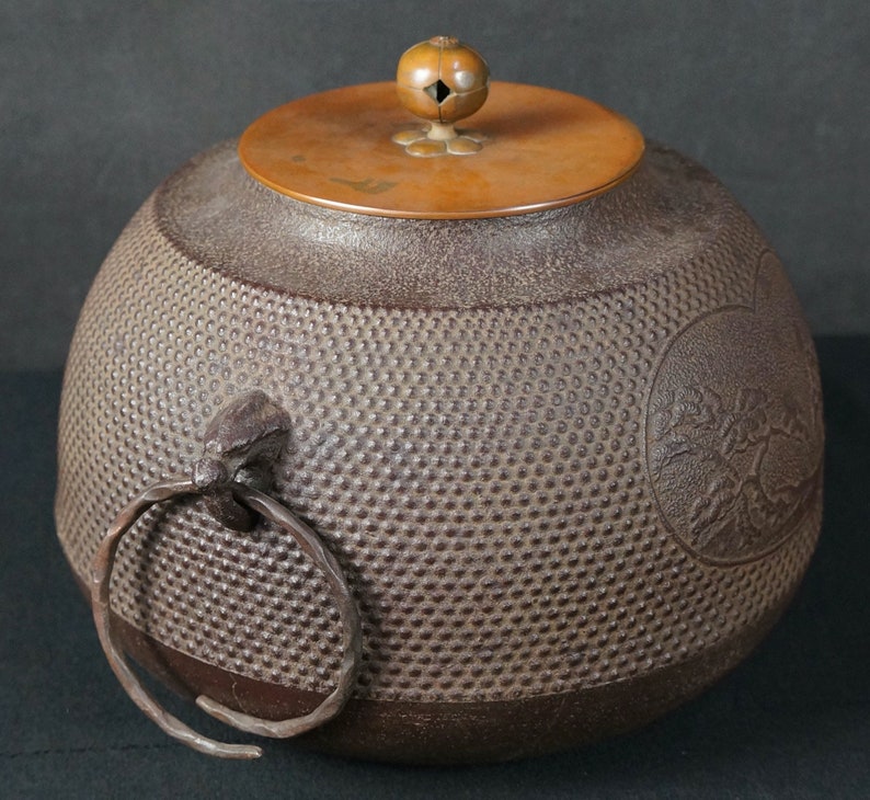 Japan Tea Chagama Tea Ceremony Kettle Lost Wax Craft 1970s Etsy