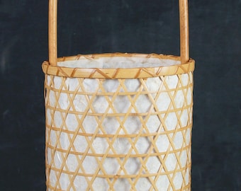 Japan Vintage lantern Andon room minimalist lamp architecture 1970 Japanese craft