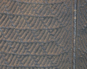 アンティーク 侍帽子 陣笠 日本の織物と漆塗りの繊維 1800 年代 江戸