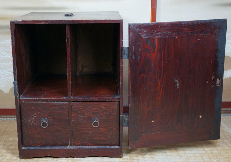 Antique Honbako Japanese Edo Era Furniture 1804 Japan Etsy