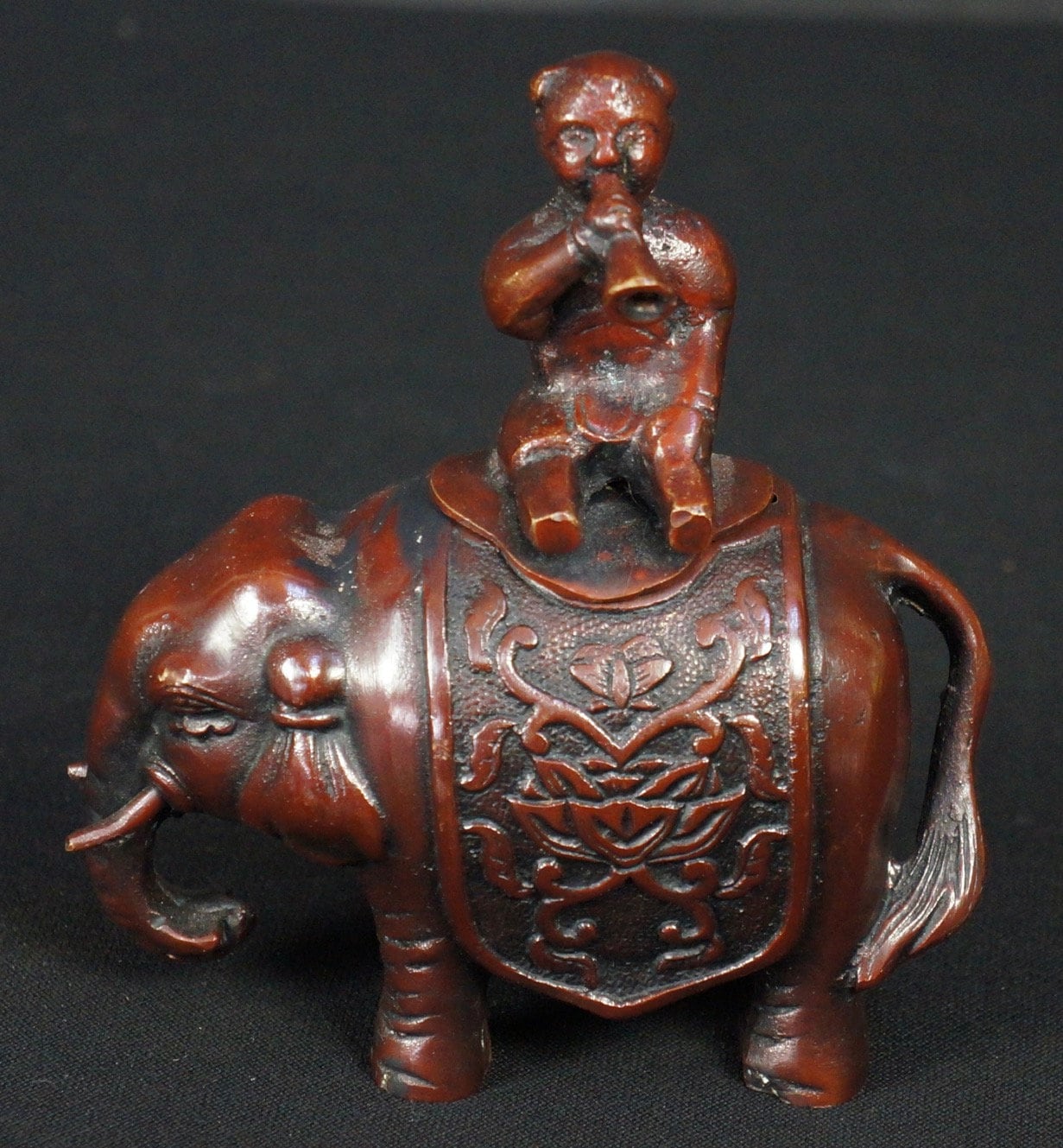 銅製 のったり香炉 置物 オブジェ 工芸品 仏像 古銅 古美術品 骨董 時代物 鉄製 獅子の香炉 オブジェ かわいい 時代物 古玩 古銅 置物