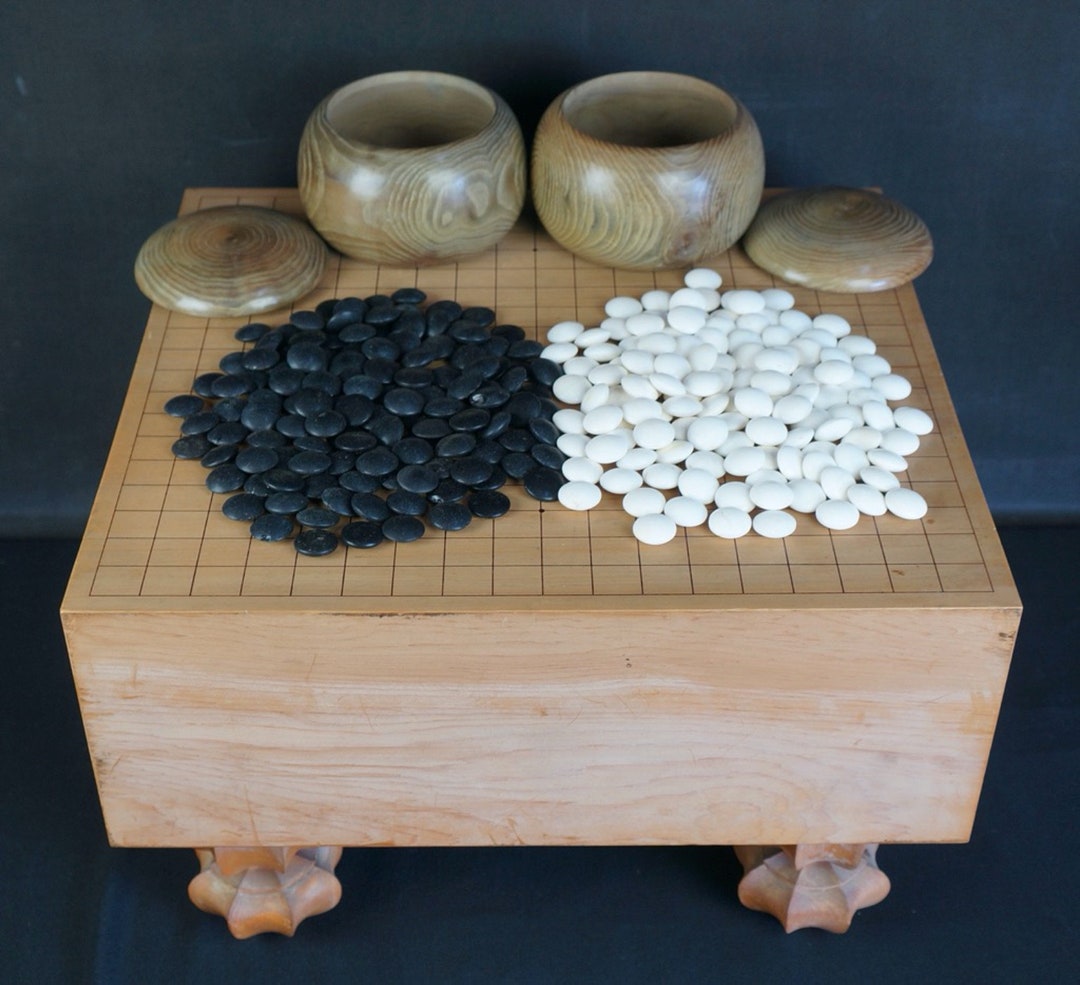 日本製 品質の良い厚手の新榧木製碁盤 1970年代の工芸品 - Etsy 日本