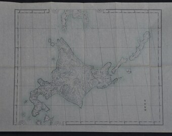 日本地図 明治時代の木版画 1868年代のレプリカ - Etsy 日本