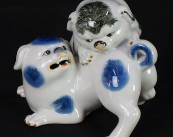 日本 九谷 犬 子犬 陶器 1970 置物 窯 美術工芸品 - Etsy 日本