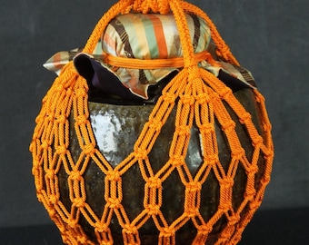 Porta-té de cerámica japonesa de Kioto, 1900, arte del horno Chosen-Yaki.