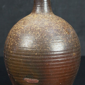 Ceramica Bizen Giappone minimalista Tokkuri anni &#39;50 fornace artigianale