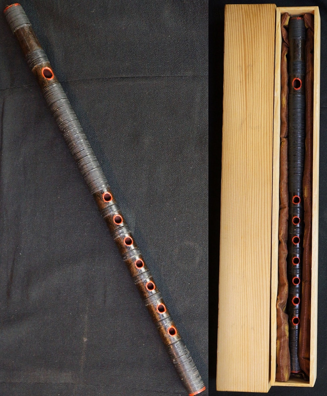 Antique Yokobue Japan Zen Flute 1800s Japan Bamboo Musical Etsy