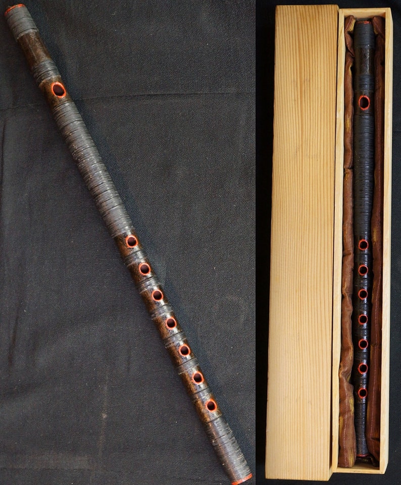 Antique Yokobue Japan Zen Flute 1800s Japan Bamboo Musical Etsy Australia