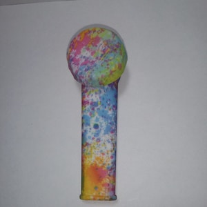 Colorful Silicone Pipe with Lid  Splatter New