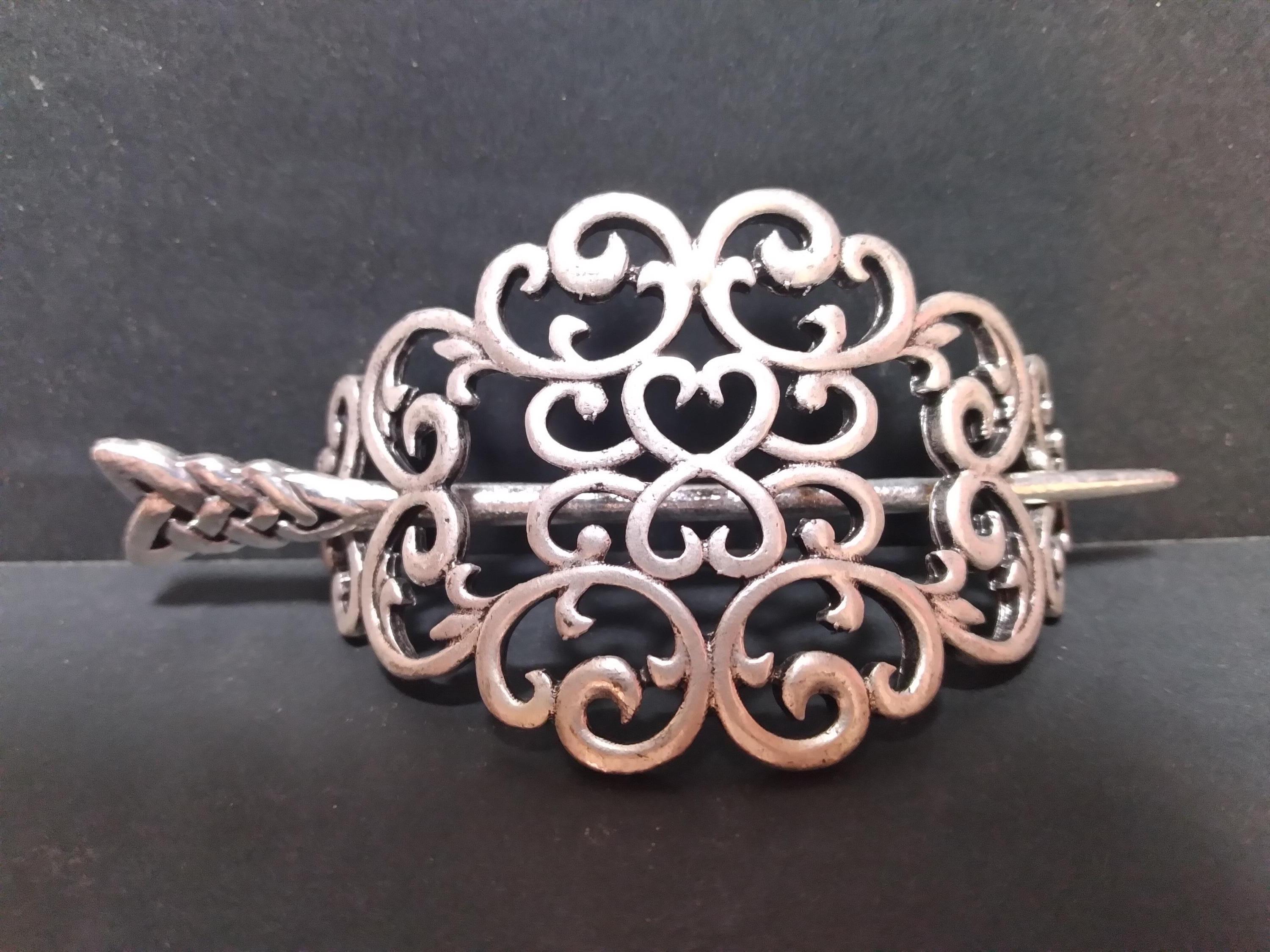 Very Rare Elegant Victorian style Freirich Jewelry Hair Clip Victorian Style Hair Jewelry - Etsy main image 2