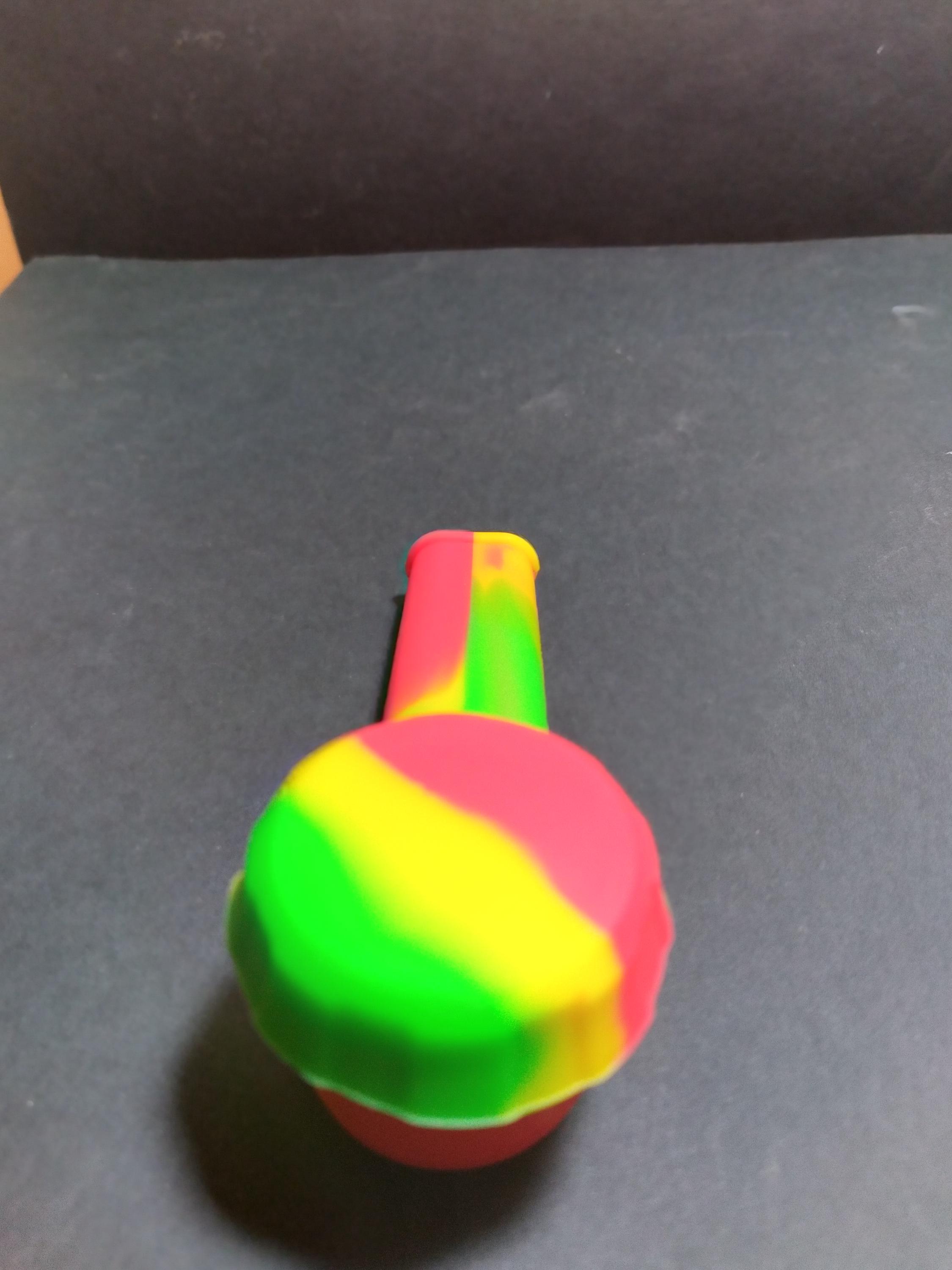Silicone Pipes With Glass Bowls Silicone Pipes With Glass Bowls