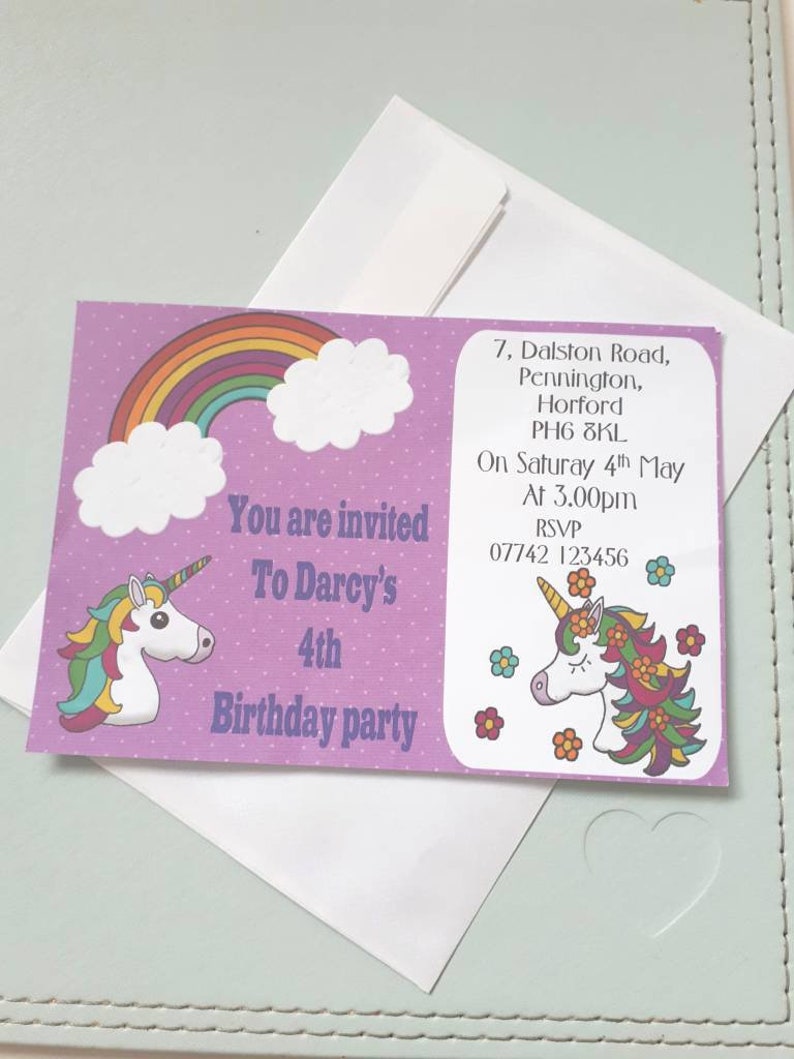 Cards & Stationery Home, Furniture & DIY Unicorn ...