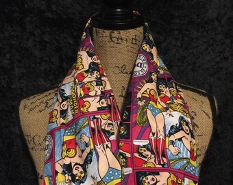 Wonder Woman Infinity Scarf Super Hero Scarf DC Comics Scarf Character Scarf Comic-Con Scarf