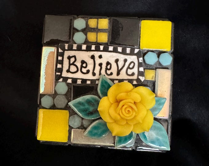 Bright Blocks: Believe - Yellow Rose